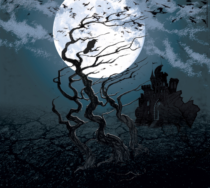 Эрнст Амадей Гофман "Ночные этюды", шмуцтитул