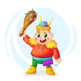 Персонаж викинг Шарко