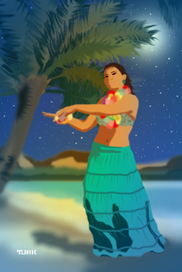 Гавайская ночь