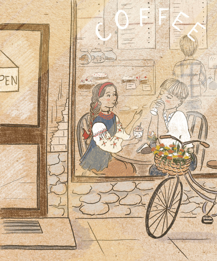 Казаки в кофейне