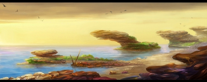 Грибной пляж