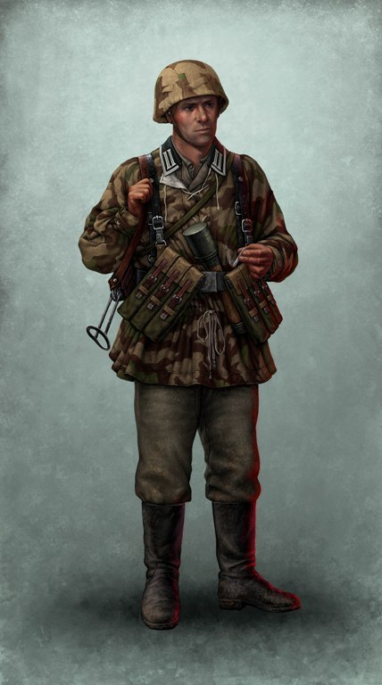 Командир штурмовой группы Вермахт 1943