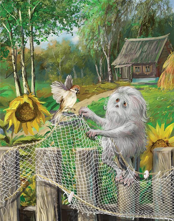 Иллюстрация к сказке Т. Эдел “ Приключения кота Батона”