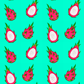 Паттерн с драконьими фруктами