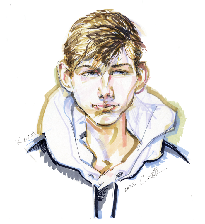 портрет-скетч