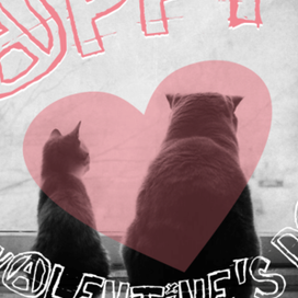 открытка ко Дню Валентина