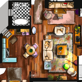 Скетч-план квартиры 