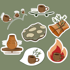 Стикеры для магазина керамики