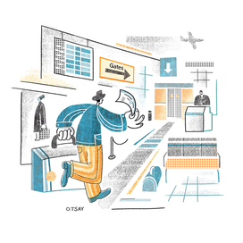 Путешественники и бизнесмен