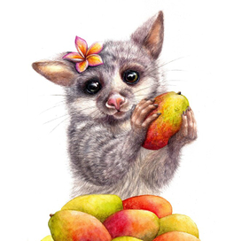 Кузу с манго