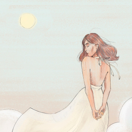 Иллюстрация к сборнику стихов "Все начинается с полета"