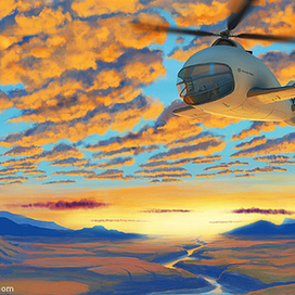 Хелижабли над каньоном