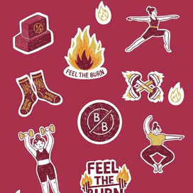 Стикеры для тренеров по Барре