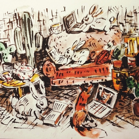 кролики в сети