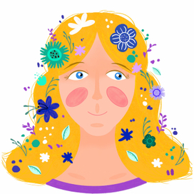 Весенняя девушка 