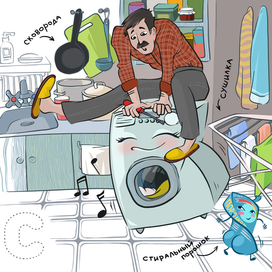 "С - Стиральная машина"