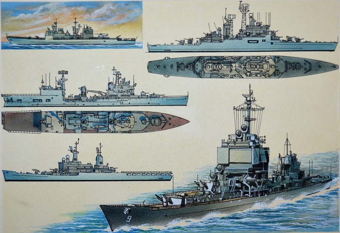 Боевые корабли.