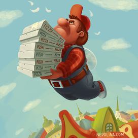 Карлсон, который развозит пиццу 