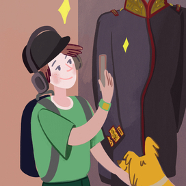 Бабигон и Персик в музее «Государевы потехи», Петергоф