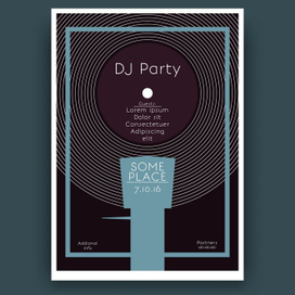 Шаблон плаката