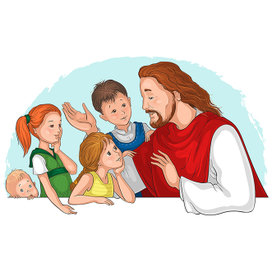Иисус с детьми