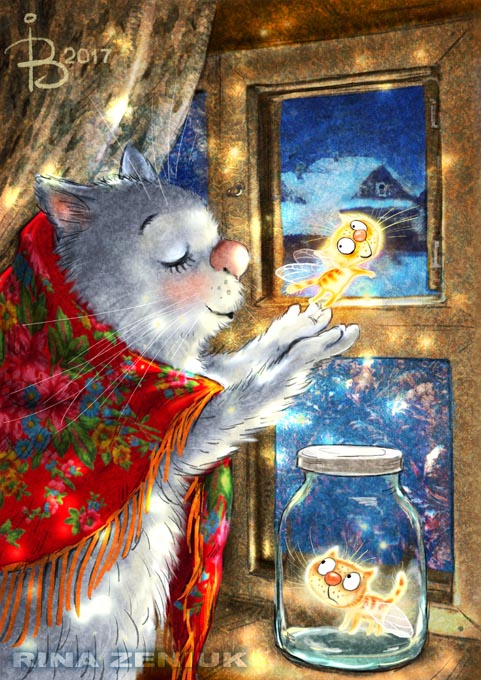 "Лети-лети, котофеечка!"