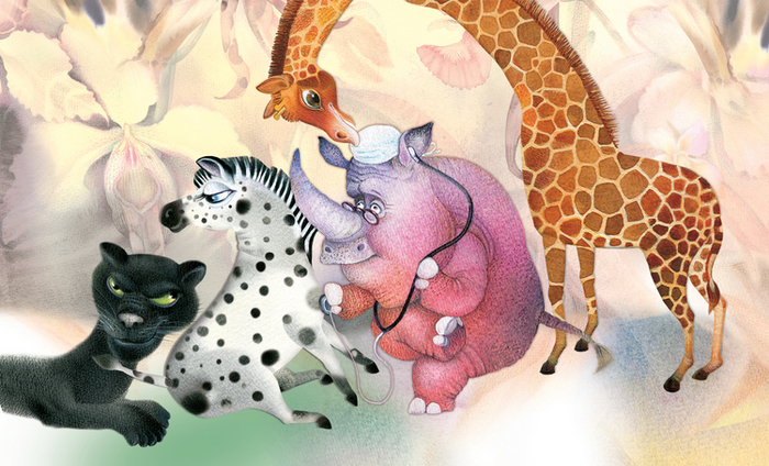 Зебра в крапинку