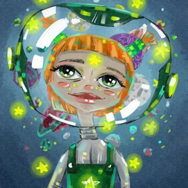 Космическая девочка
