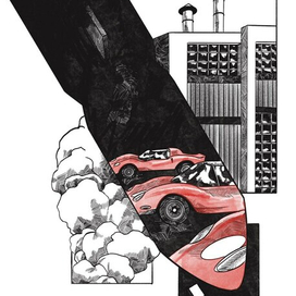 Enzo Ferrari иллюстрированная биография. Разворот 4