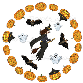 Принт Хэллоуин