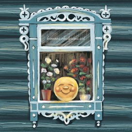 Иллюстрация к сказке "Колобок"