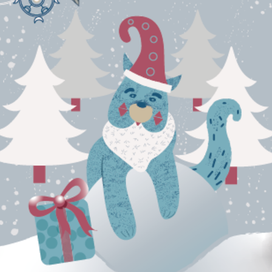 Новогодняя открытка