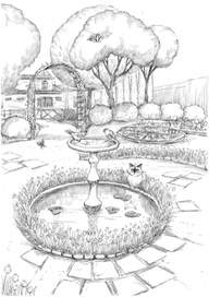 поилка для птиц 