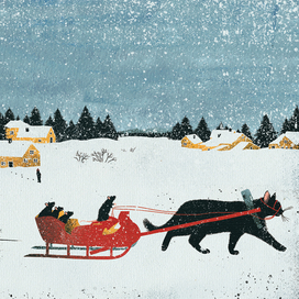 Новогодняя открытка