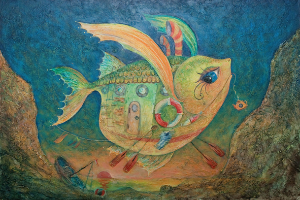 Рыбка подводная лодка