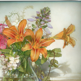 Лилии и душистый табак