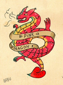 pink dragon