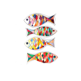 четыре рыбы