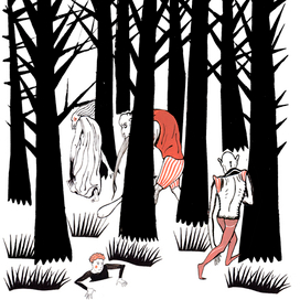 дремучий лес и людоеды. "Рыжий Рыцарь"