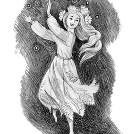 Русалочка танцует