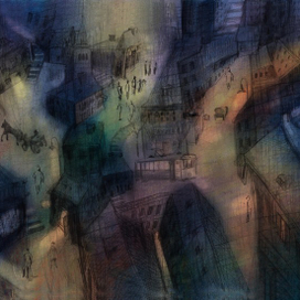 Иллюстрация к книге Бруно Шульца "Коричные лавки"