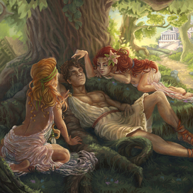 Нимфы и купец