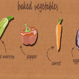 запеченные овощи