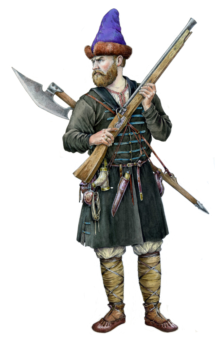 Полоцкий стрелец. 1570-х годов.