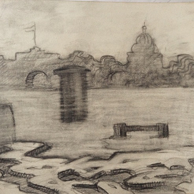 город оттаивает