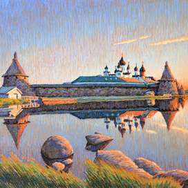 Соловецкий монастырь. Утро
