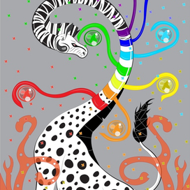 Жираф модник