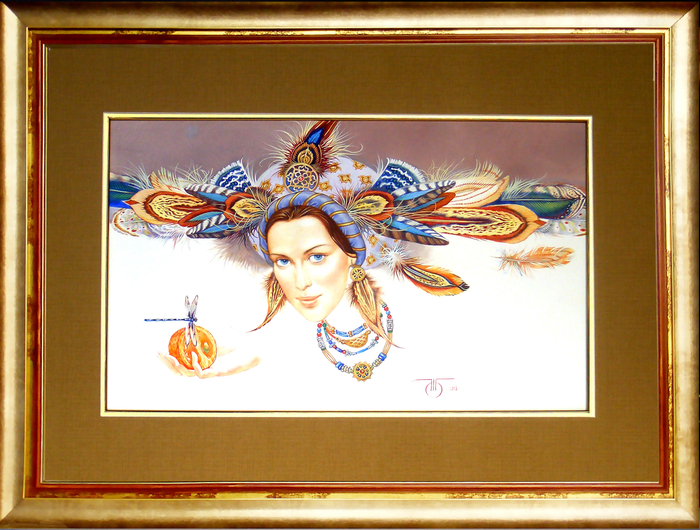 Времена года в женских портретах "Ноябрь"