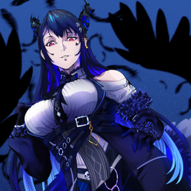 Фан-арт Vtuber RavenCrafts