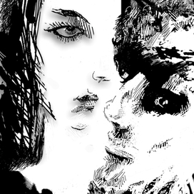 Красавица и чудовище из серии "Искушение"  лист №3